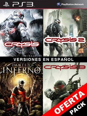 4 juegos en 1 Crysis Mas Crysis 2 Mas CRYSIS 3 Mas Dantes Inferno