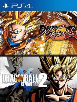 2 JUEGOS EN 1 DRAGON BALL FIGHTERZ MAS DRAGON BALL XENOVERSE 2 PS4