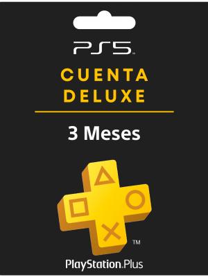 PSN PLUS DELUXE 3 MESES CUENTA PRINCIPAL PS5 